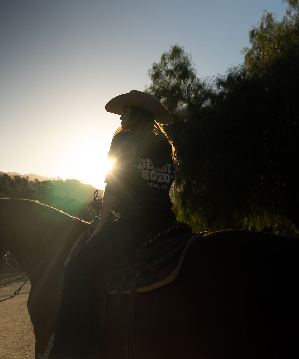 Logo Hoodie Navy – Desert Rodeo